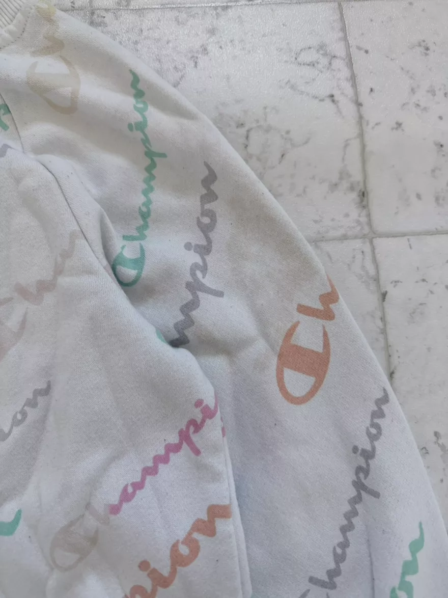 Champion All Over Print Crewneck Sweatshirt