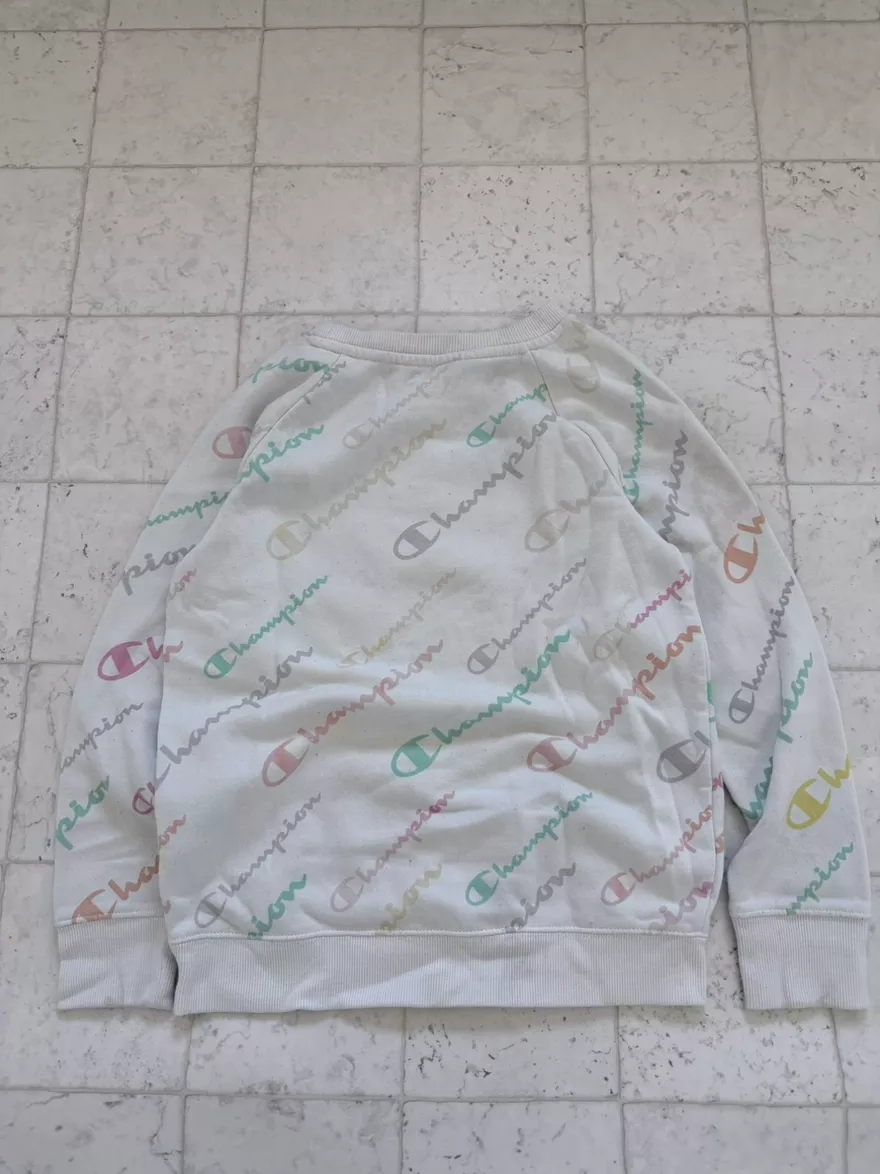 Champion All Over Print Crewneck Sweatshirt