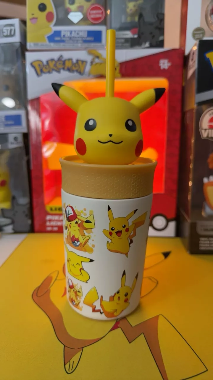 Pikachu Power-Up Cup with Straw