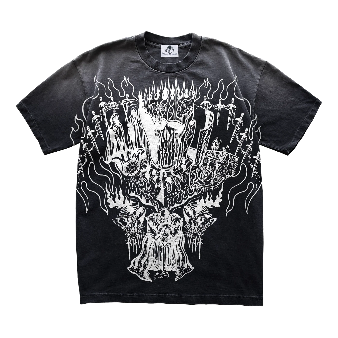 Warren Lotas T Shirt Knight King Black