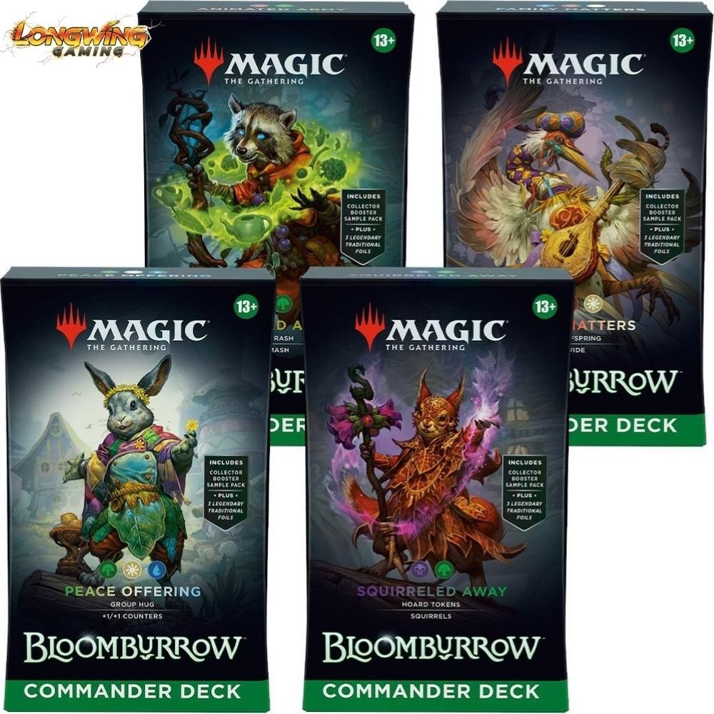 Magic The Gathering Bloom Burrow Commander Display Case