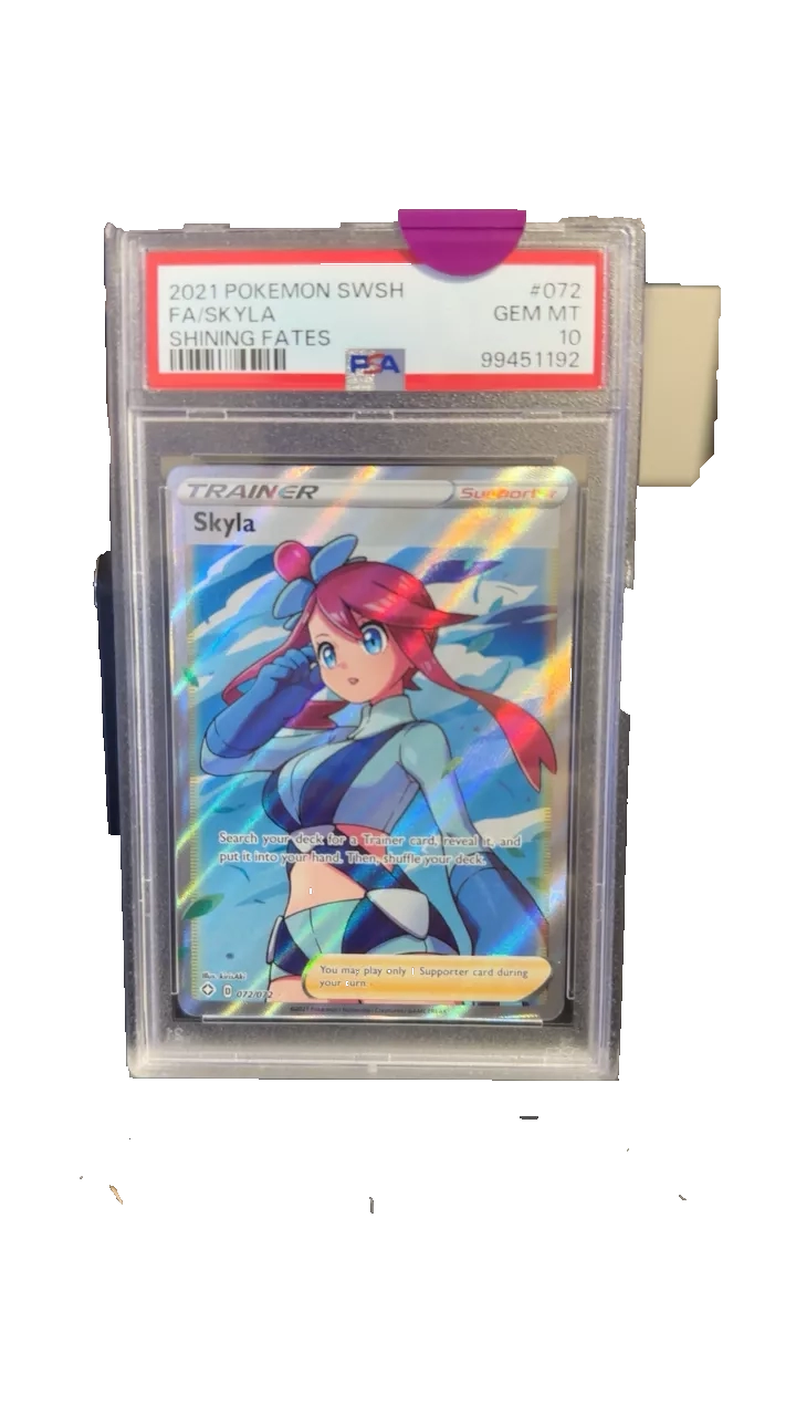 2021 Pokemon Shining Fates Skyla Full Art PSA 10