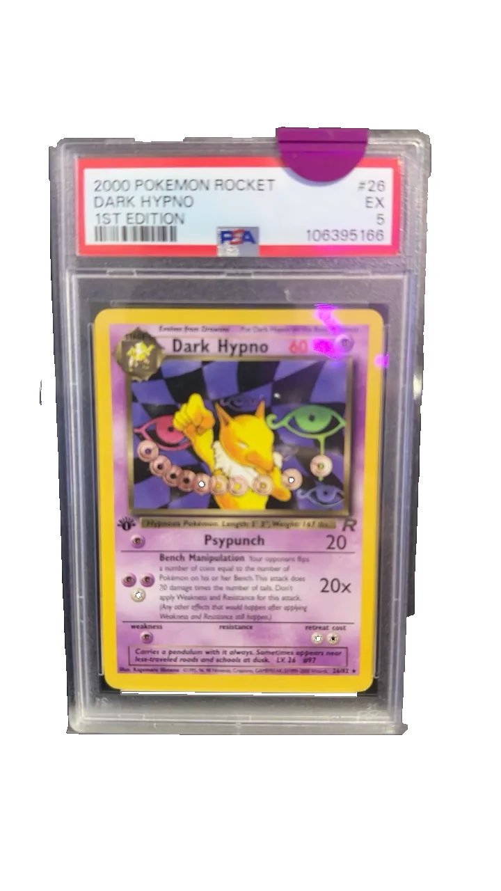 2000 Pokemon Rocket Dark Hypno 1st Edition PSA 5