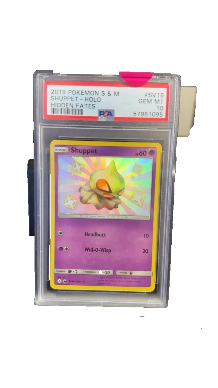 2019 Pokemon Hidden Fates Shuppet Holo PSA 10