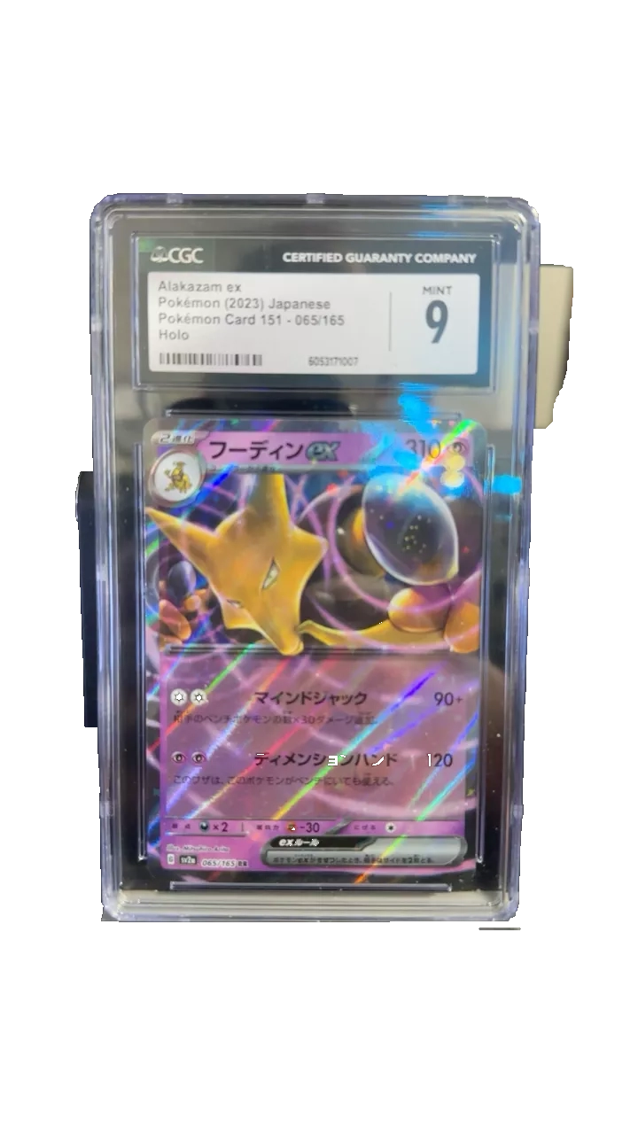 Alakazam ex Japanese Holo Pokemon Card CGC 9 Mint