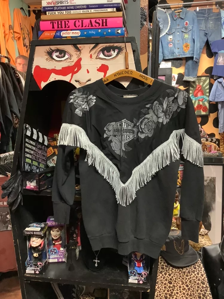 Vintage Harley-Davidson Fringe Sweatshirt
