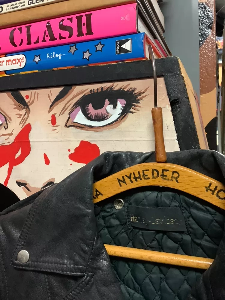 Vintage HarLey Davidson Marines Leather Motorcycle Jacket