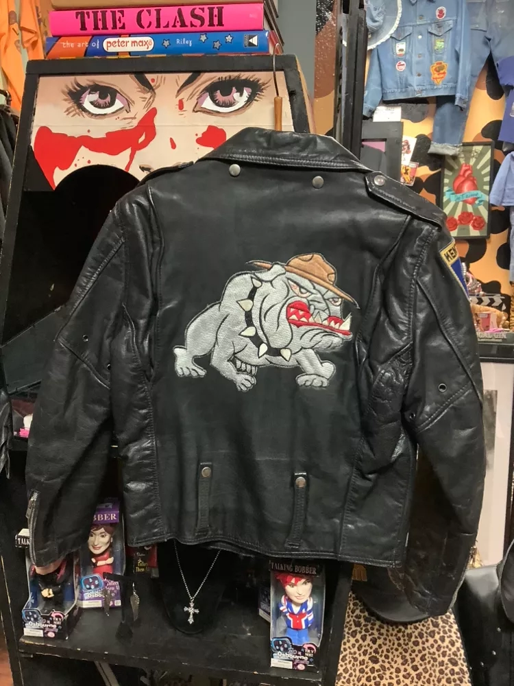 Vintage HarLey Davidson Marines Leather Motorcycle Jacket