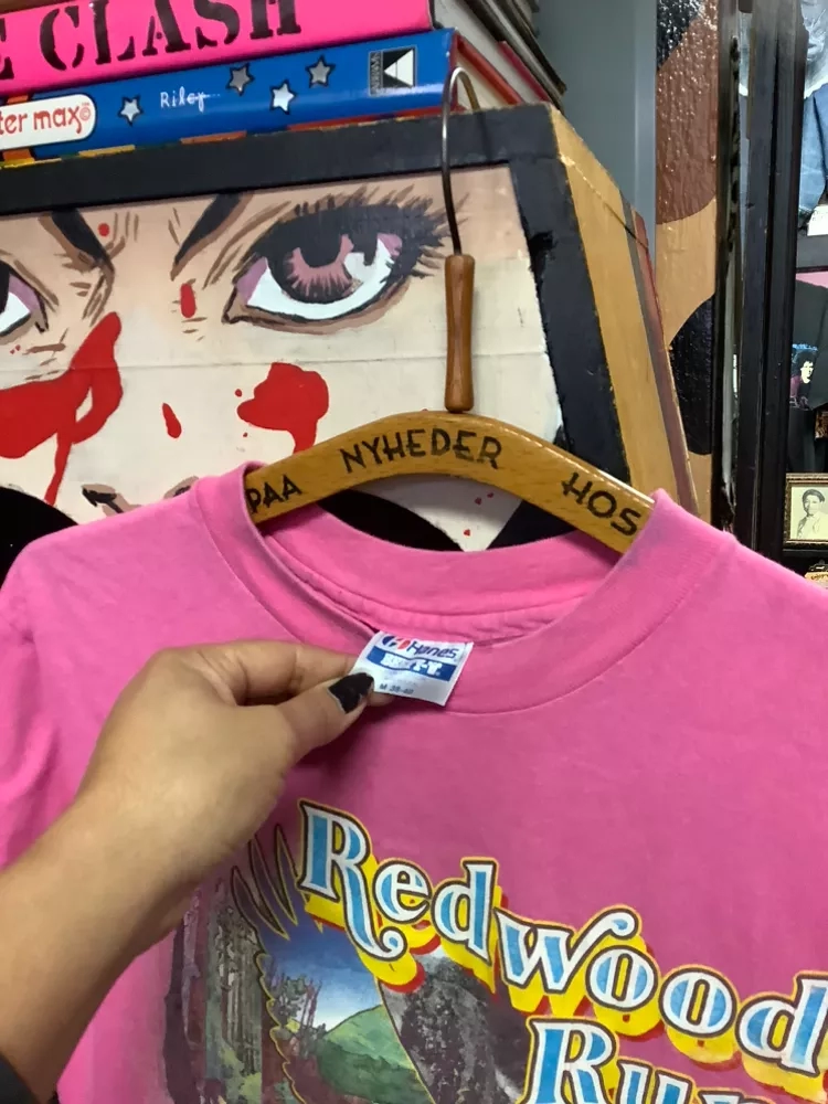 Vintage HarLey Davidson Redwood Run 13th Annual Pink T