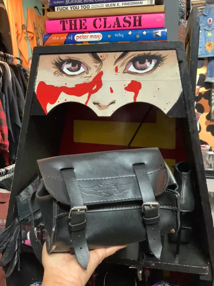 Harley Davidson Motorcycle Leather Saddlebag for Bike