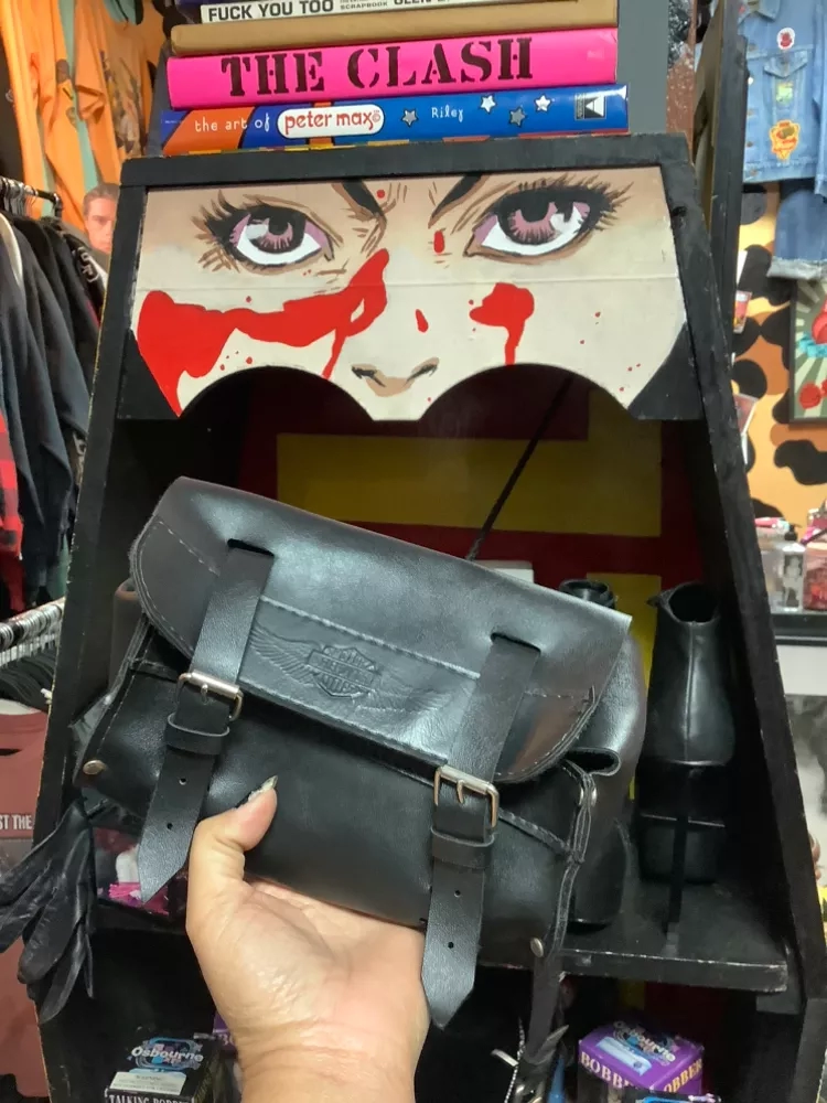 Harley Davidson Motorcycle Leather Saddlebag for Bike