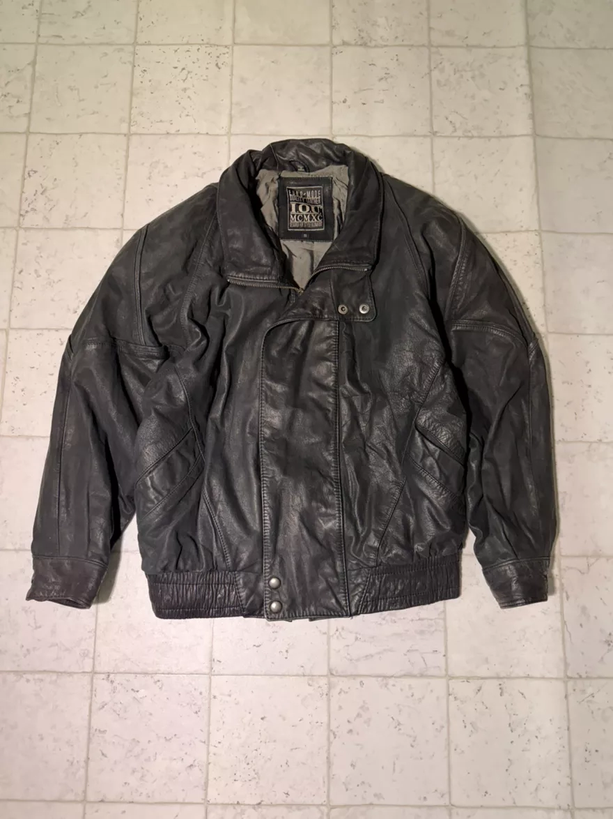 Vintage 'I.O.U' Leather Jacket