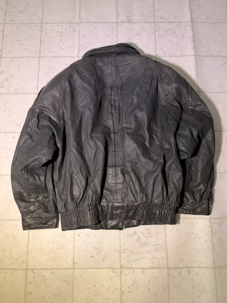 Vintage 'I.O.U' Leather Jacket