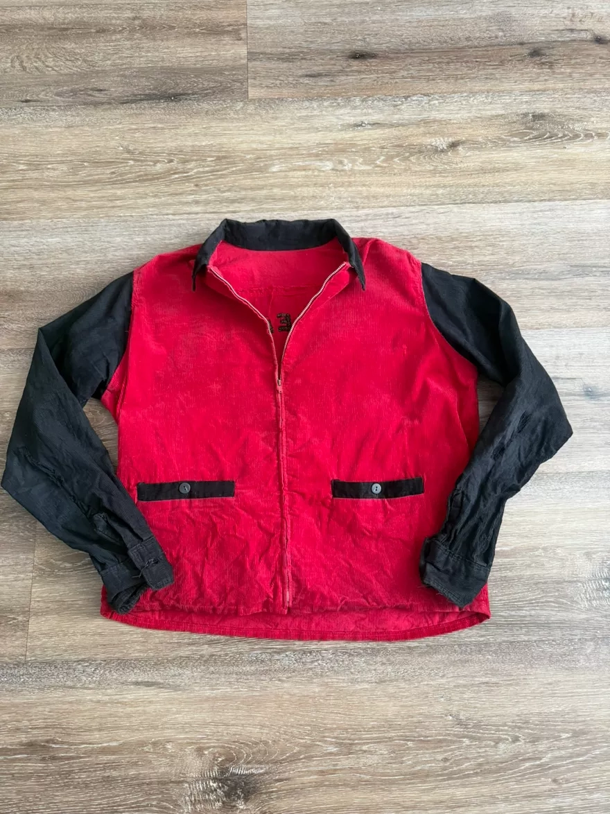 True vintage Corduroy Color Block Jacket ( MC )