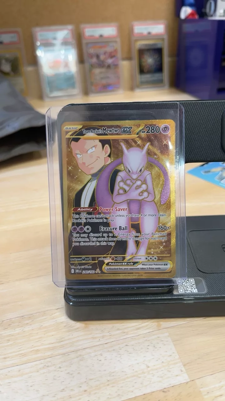 Destined Rivals Team Rocket's Mewtwo EX Card 240/182