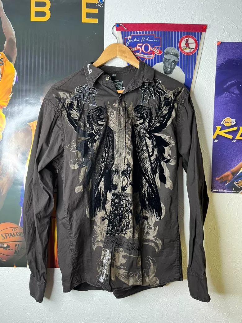 Rock & Revival Graphic Button Down