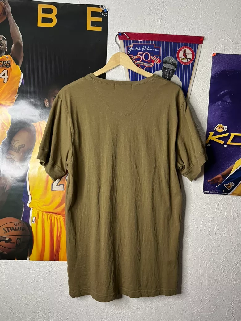 RRL Olive Henley Tee