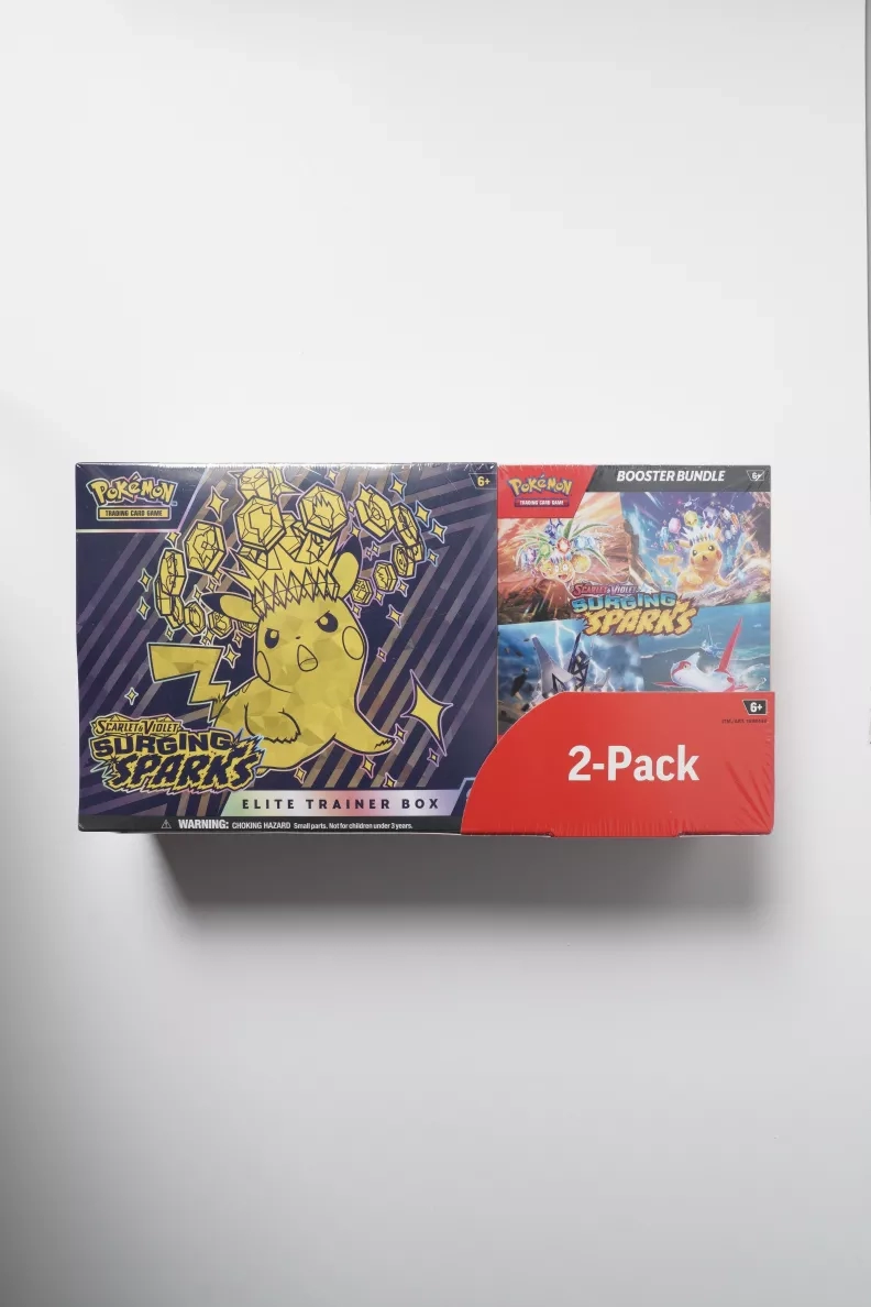 Pokemon TCG: Scarlet & Violet Surging Sparks Elite Trainer Box + Booster Bundle