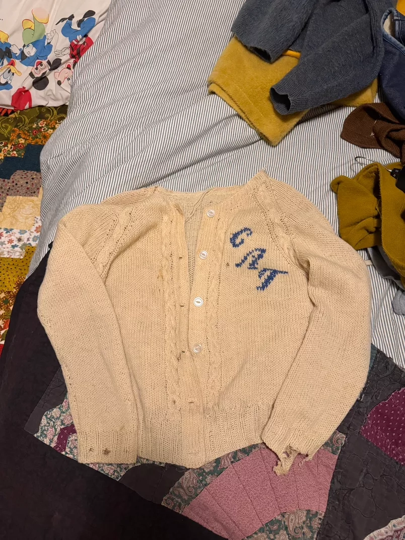 30s Vintage knit Cardigan