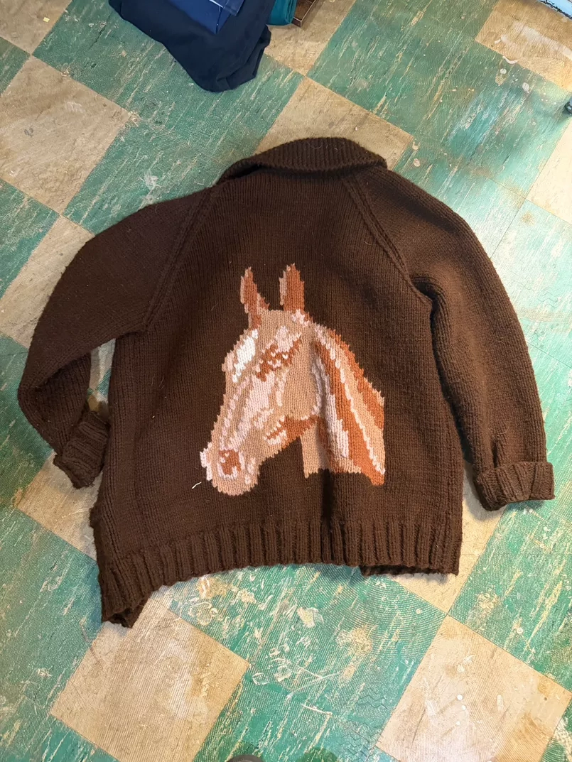 50’s Equestrian Knit Cardigan