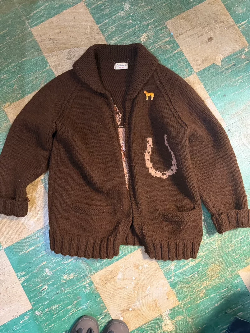 50’s Equestrian Knit Cardigan