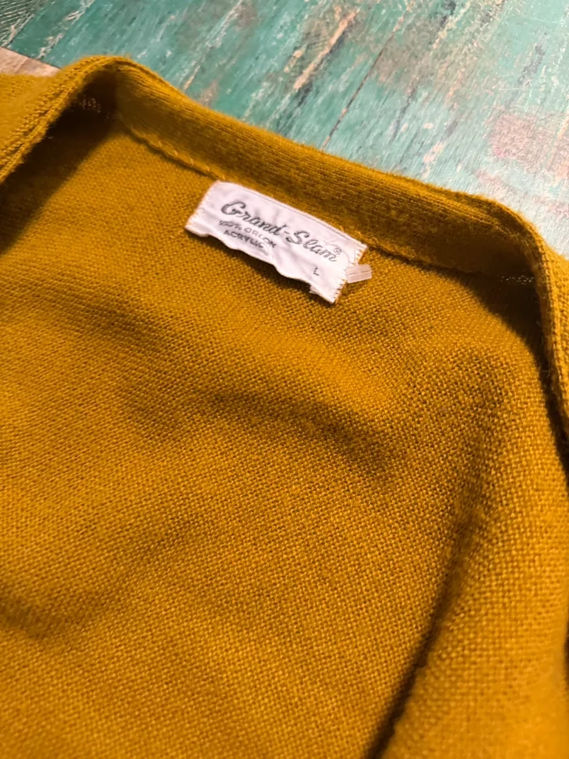 60s Mustard yellow Garand Studio Cardigan