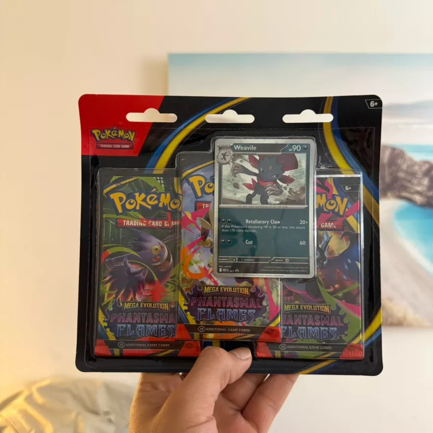 Pokemon TCG: Phantasmal Flames Pack w/ Weavile