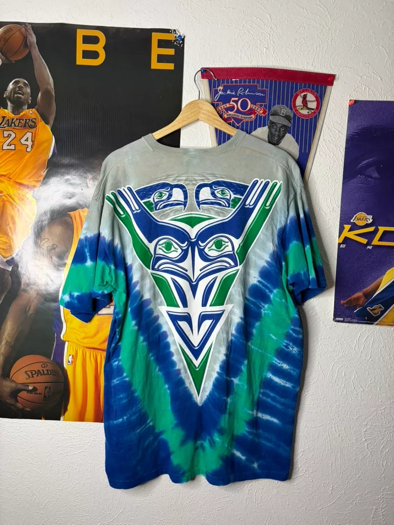 Vintage Seahawks Tie-Dye Tee