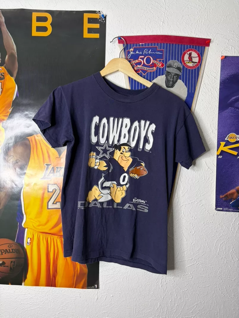 Vintage Dallas Cowboys The Flintstones T-Shirt