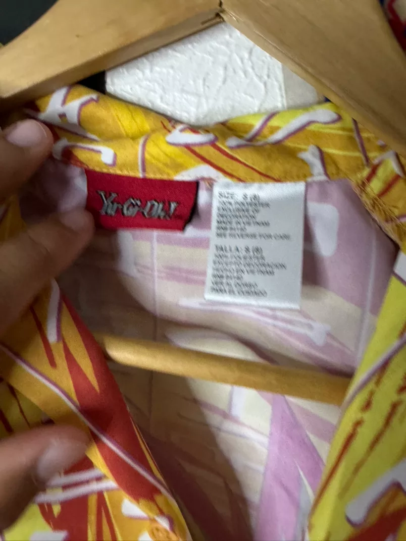 Yu-Gi-Oh! "It's Time To Duel" Graphic Button-Up Shirt