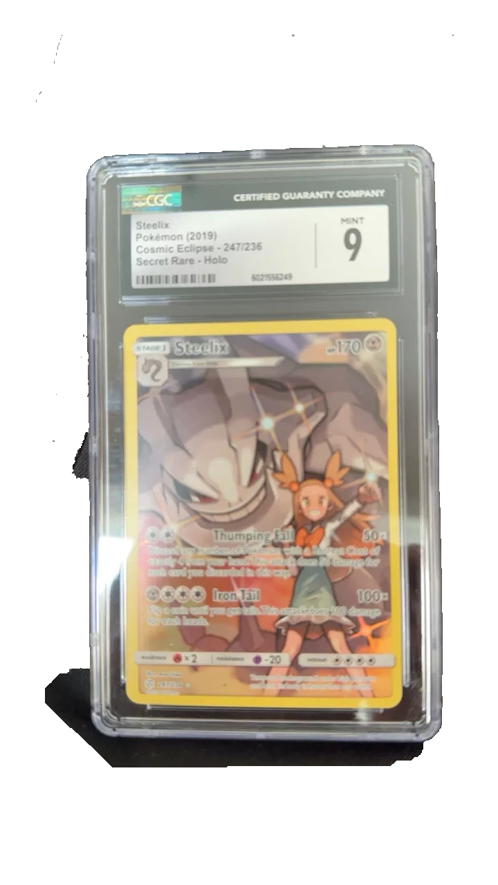 2019 Pokemon Cosmic Eclipse Steelix Secret Rare Holo CGC 9