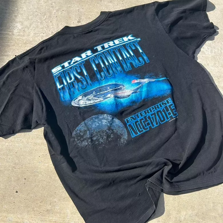 Vintage Star Trek First Contact Enterprise NCC-1701-E T-Shirt