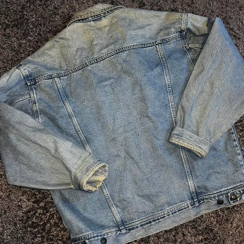Classic Faded Vintage Wash Denim Jacket