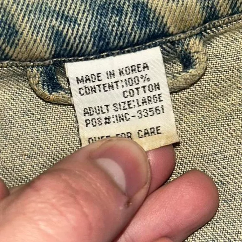 Classic Faded Vintage Wash Denim Jacket