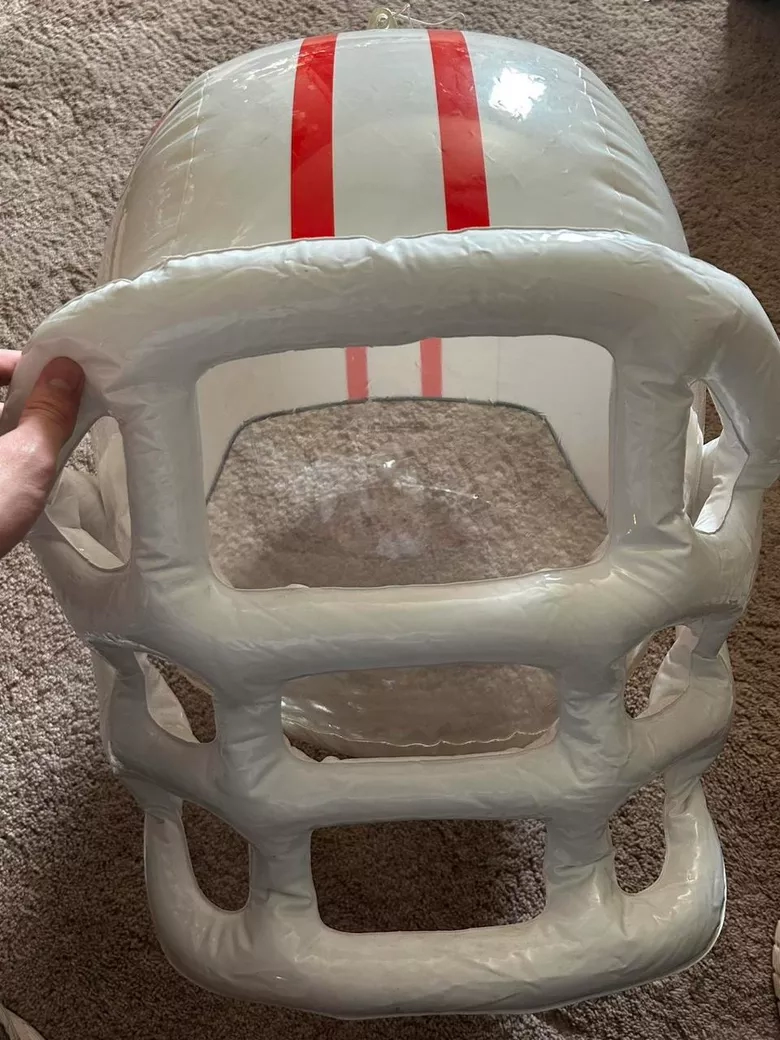 Budweiser King of Beers Inflatable Football Helmet