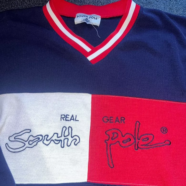 South Pole "Real Gear" Colorblock V-Neck Sweatshirt