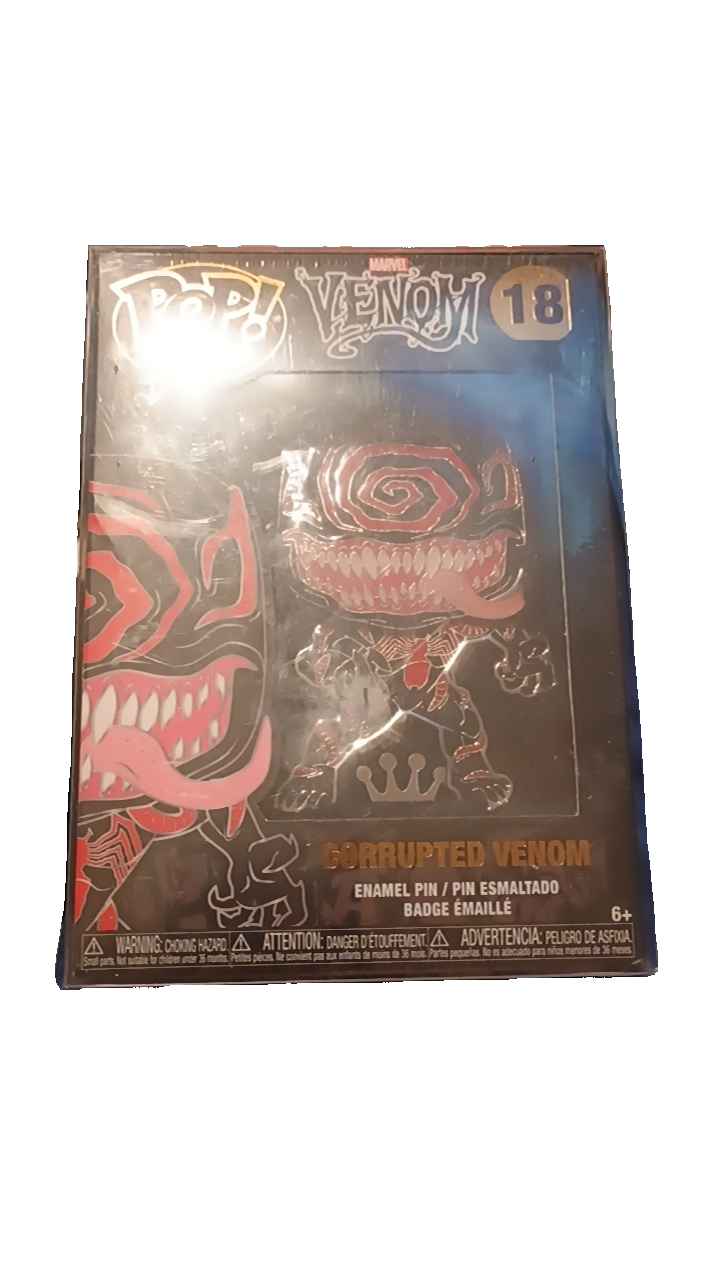 Marvel Funko Pop! Corrupted Venom Enamel Pin
