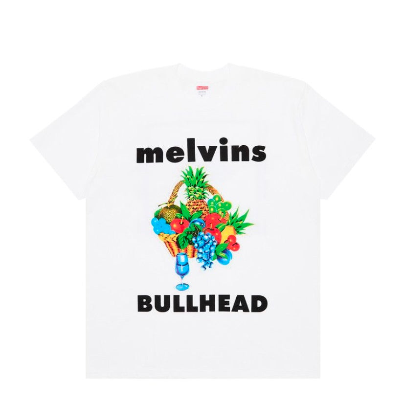 Supreme T Shirt Melvins Bullhead White
