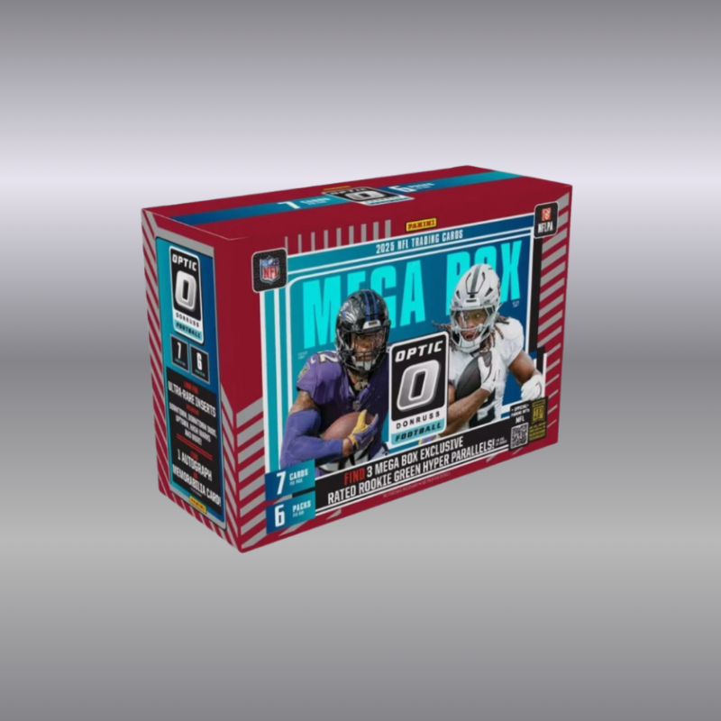 2025 Panini Donruss Optic Football Trading Cards Mega Box