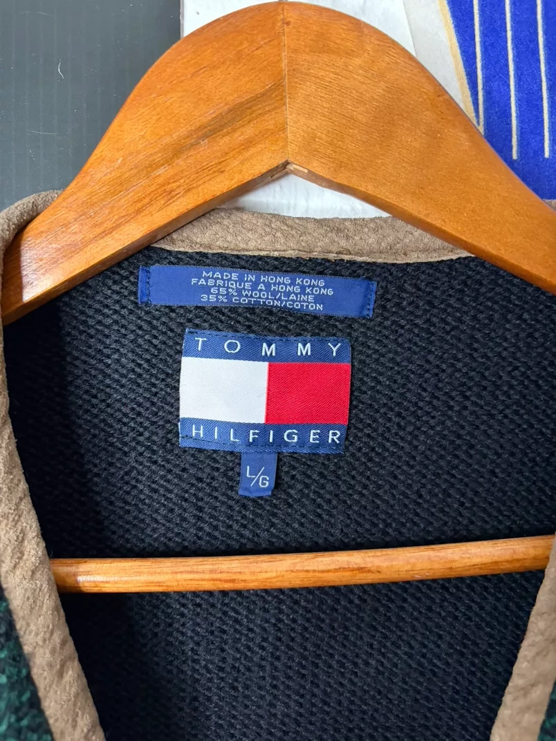 Tommy Hilfiger Vintage Plaid Knit Vest
