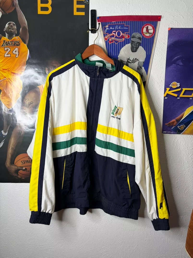Vintage Prince Pro Team Color Block Track Jacket