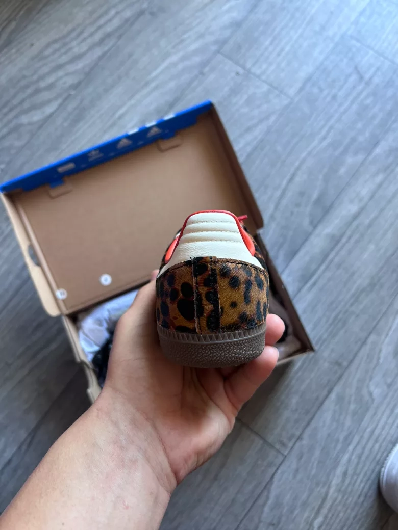 Adidas Samba Leopard Print Sneakers