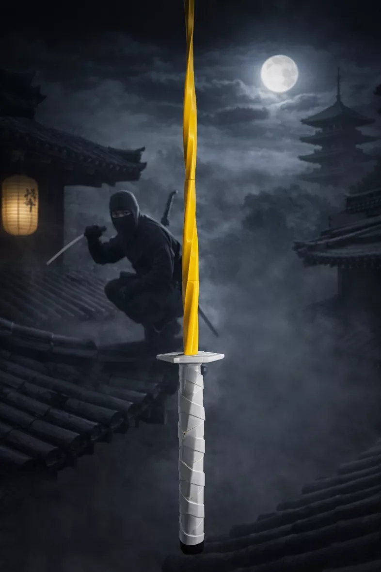Golden Ninja Katana Replica
