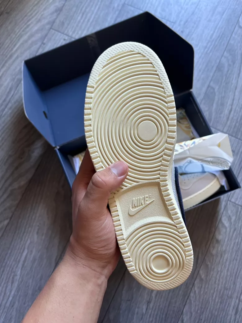 Union x Air Jordan 1 Retro Low OG sail leather