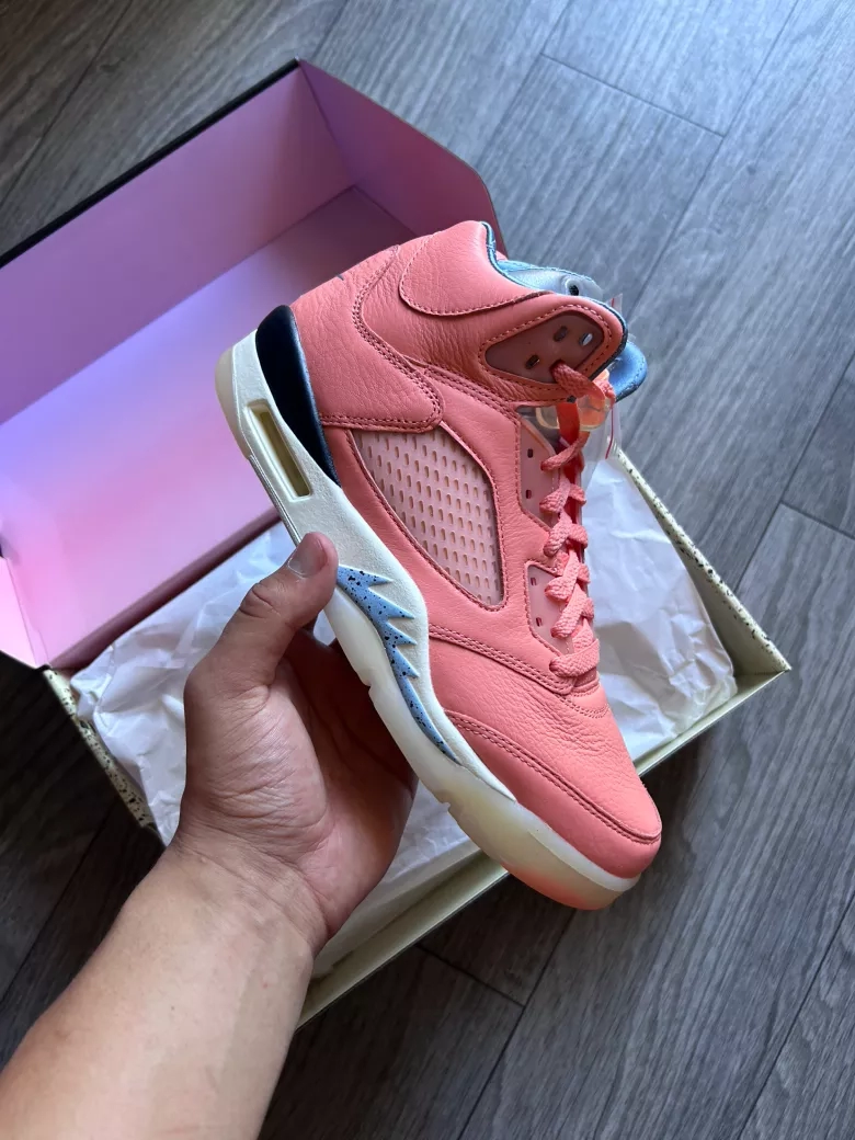 Air Jordan 5 dj Khalid crimson bliss