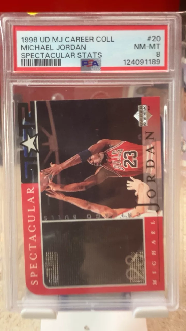 1998 Upper Deck Michael Jordan Spectacular Stats Basketball Card