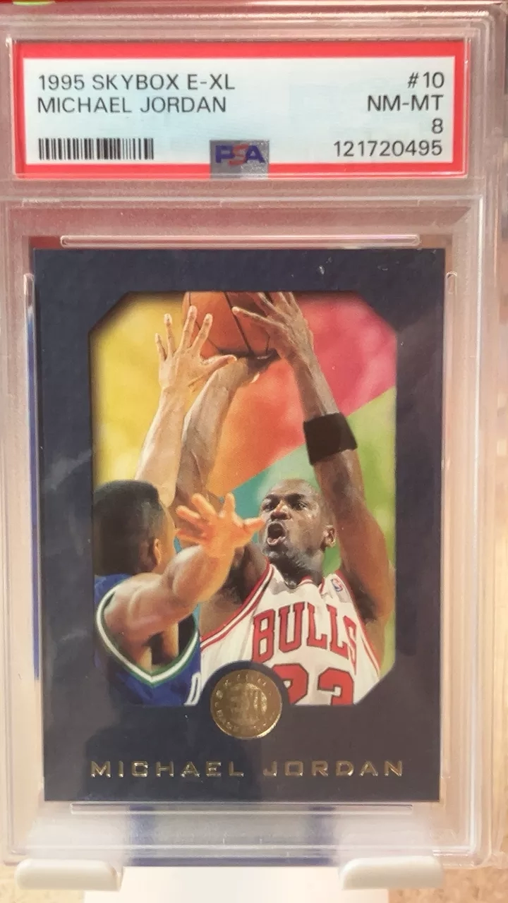 1995 Skybox E-XL Michael Jordan #10 Basketball Card
