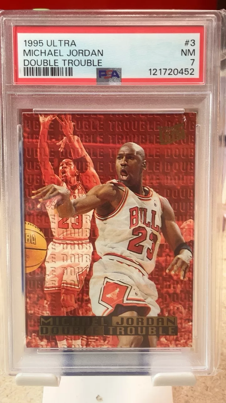 1995 Ultra Michael Jordan Double Trouble Basketball Card