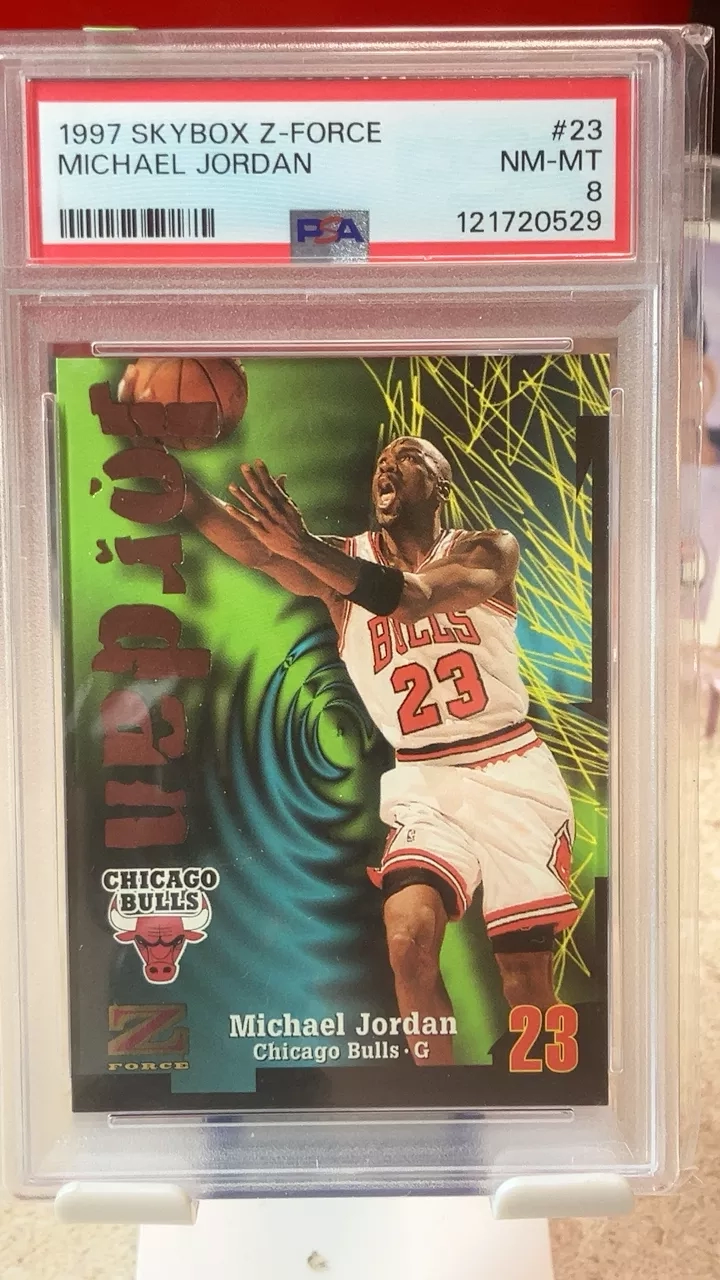 1997 Skybox Z-Force Michael Jordan #23 PSA 8 NM-MT
