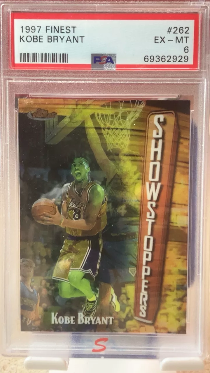1997 Finest Kobe Bryant Showstoppers Basketball Card